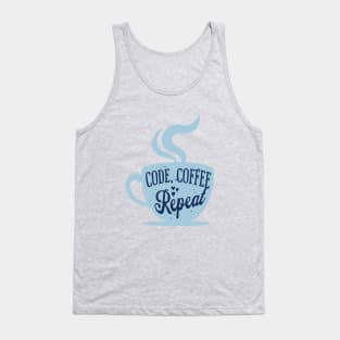 Code, Coffee, Repeat Tank Top